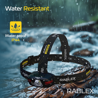 RABLEX LED Stirnlampe mit Bewegungssensor, Wiederaufladbare Rotlicht kopflampe - RB663