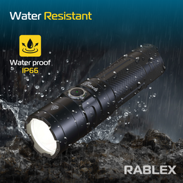 LED Taschenlampe Wiederaufladbar RABLEX 4000Lm Superhelle Wasserfest 6 Modi - RB707