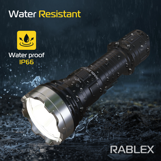 Extrem Hell LED Taschenlampe Rablex, 5000 LUMEN Wiederaufladbare Wasserdicht - RB717
