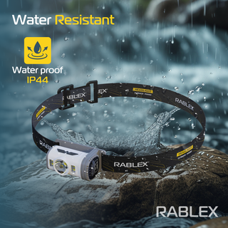 8 Modi LED Stirnlampe Blau Rot Weiß Wasserdicht Wiederaufladbar Leicht Lampe