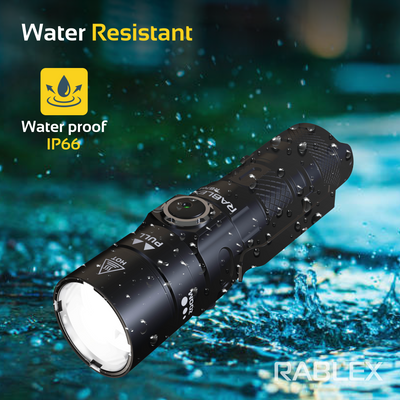 Mini LED Taschenlampe, RABLEX Superhell und wasserdicht, wiederaufladbare 5Modi - RB703