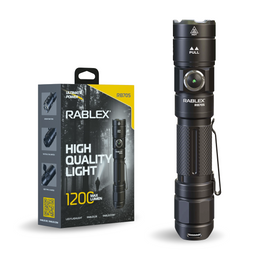 RABLEX LED Taschenlampe 4000 Lumen – 5 Modi Torch Flashlight, Wasserdicht - RB705