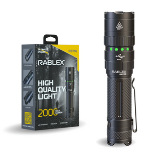RABLEX 2000 Lumen 5000 mAh Wiederaufladbar, Superhelle LED Taschenlampe - RB706