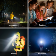 2 in 1 Akku LED Taschenlampe Stirnlampe Aufladbar Rablex Superhelle Wasserdicht - RB704