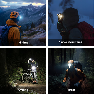 Share RABLEX LED Headlamp 1000 Lumen – Rechargeable USB-C, Lightweight, Waterproof - RB 654