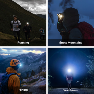 RABLEX LED Stirnlampe, 1200mAh Battery, 7 Modes, 500 Lumen wiederaufladbar - RB659