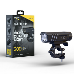 LED Fahrradlicht ampe RABLEX – 2000 Lumen 5000mAh SuperHelle Wiederaufladbare - RB713