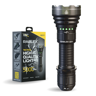 Extrem Hell LED Taschenlampe Rablex, 5000 LUMEN Wiederaufladbare Wasserdicht - RB717