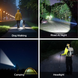 Extrem Hell LED Taschenlampe Rablex, 5000 LUMEN Wiederaufladbare Wasserdicht - RB717