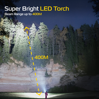 Extrem Hell LED Taschenlampe Rablex, 5000 LUMEN Wiederaufladbare Wasserdicht - RB717
