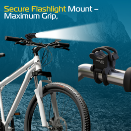 Fahrradhalterung für Taschenlampe RABLEX RB798 – Universal, 50g, Gummi+PA - RB798