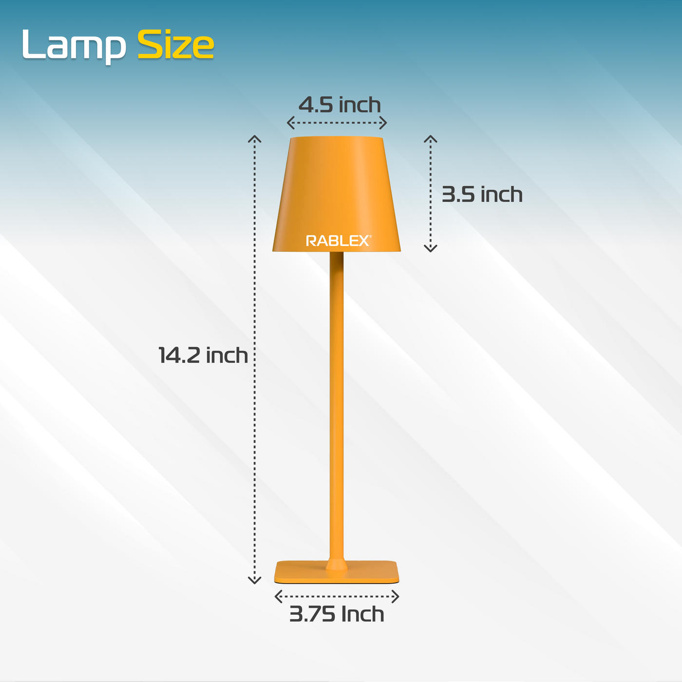 Tischlampe RABLEX RB565 LED – Tragbar, USB-C, 3,5W, Warmweiß & Kaltweiß, dimmbar - RB565
