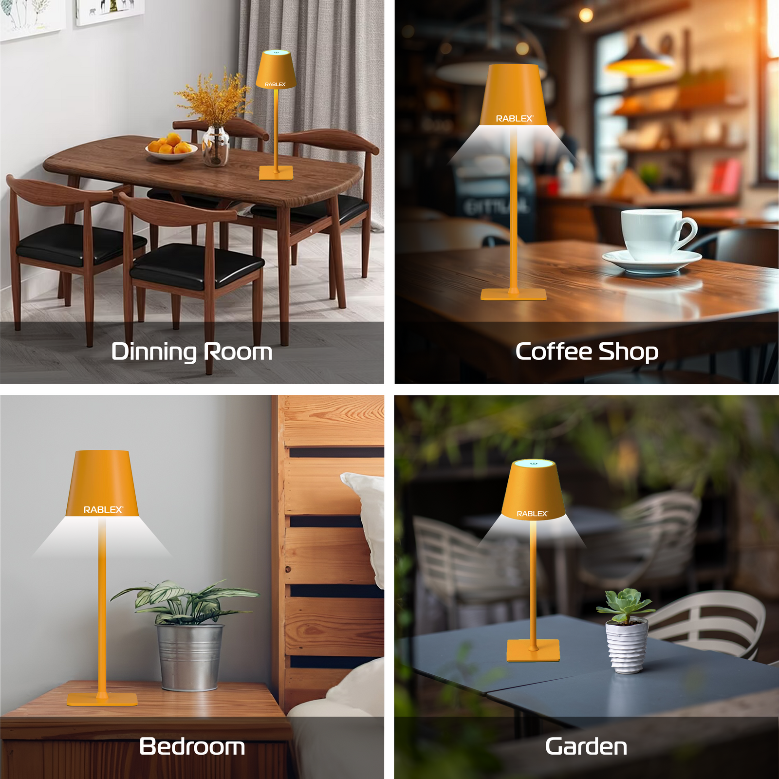 Tischlampe RABLEX RB565 LED – Tragbar, USB-C, 3,5W, Warmweiß & Kaltweiß, dimmbar - RB565