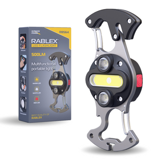 Mini Keychain Flashlight Emergency Rechargeable SuperLarge Floodlight