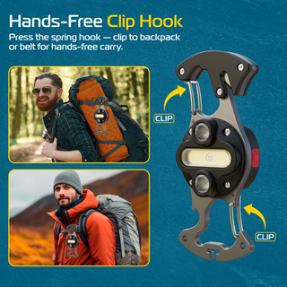 Mini Keychain Flashlight Emergency Rechargeable SuperLarge Floodlight