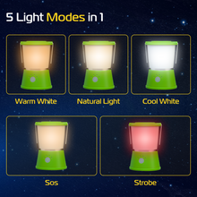 RABLEX RB560 Campinglampe 10W | 3800mAh Akku | USB-C | 5 Modi | IPX5 | Weiß/Ro