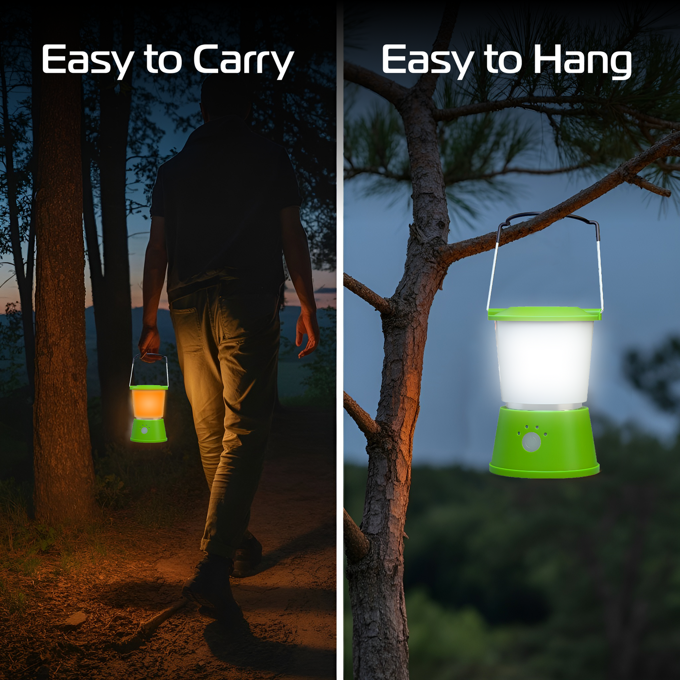 RABLEX RB560 Campinglampe 10W | 3800mAh Akku | USB-C | 5 Modi | IPX5 | Weiß/Ro