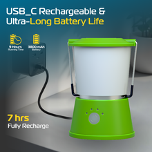 RABLEX RB560 Campinglampe 10W | 3800mAh Akku | USB-C | 5 Modi | IPX5 | Weiß/Ro