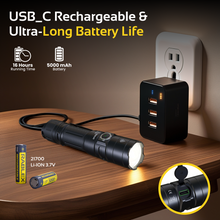 4200 Lumens LED Taschenlampe, Aluminium Ultrahell Torch Flashlight, Wasserdicht - RB708