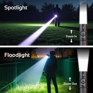 4200 Lumens LED Taschenlampe, Aluminium Ultrahell Torch Flashlight, Wasserdicht - RB708