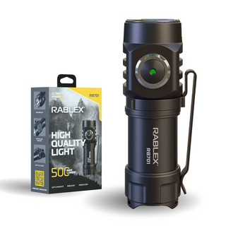 Mini LED Taschenlampe, Aluminium Torch Flashlight, Wasserdicht & wiederaufladbar - RB701